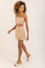 short saia aurora areia