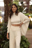 kimono tricot casulo off white