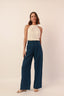 blusa frente única luz que dança listrada