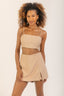short saia aurora areia