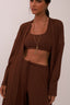 cardigan flow marrom