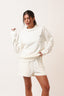 blusa moletom liberté off white