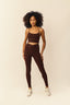 legging movimento marrom