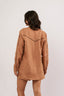 camisa 100% linho semente de sol terracota