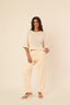 kit blusa e calça tricot chama eterna