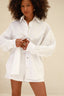 camisa ampla destino branco