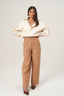 calça pantalona liber khaki