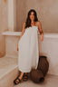 vestido midi 100% linho despertar natural