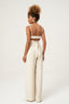 calça pantalona soho off white