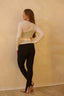 blusa transpassada alma off white