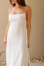 vestido longo chakra off white