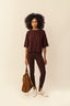 legging pezinho movimento marrom