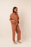 calça afunilada soul rosa blush