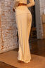 calça pantalona ganesha off white