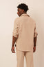 camisa manga longa brisa listra khaki