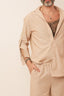 camisa manga longa brisa listra khaki