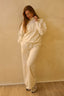 blusa moletom meio zíper halo off white
