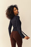 blusa transpassada alma preto