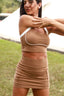 short saia movimento khaki