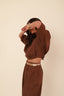blusa gola alta 100% linho despertar