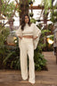 kimono tricot casulo off white