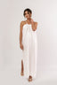 vestido 100% linho respiro de luz off white