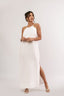 vestido 100% linho respiro de luz off white