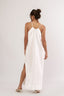 vestido 100% linho respiro de luz off white