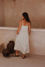vestido midi 100% linho despertar natural